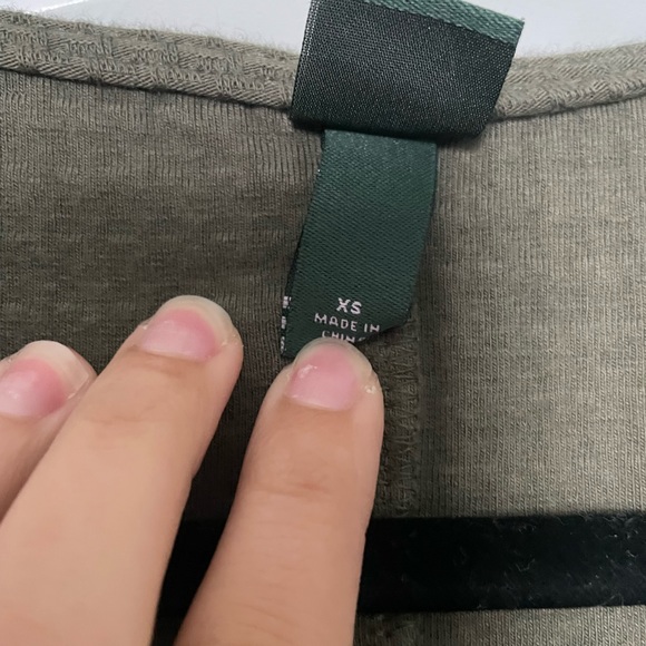 SOLD: Green long sleeve bodysuit! - Picture 3 of 3